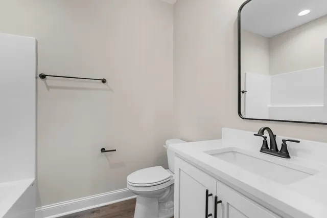 a bathroom with a sink and a toilet