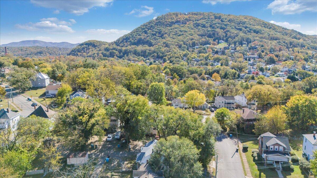 1008 5th Street Southeast Roanoke, VA 24013 - Photo 53 of 60 an aerial view of a houses with a lush green hillside