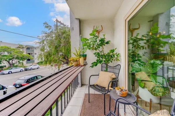 a outdoor view with sitting space