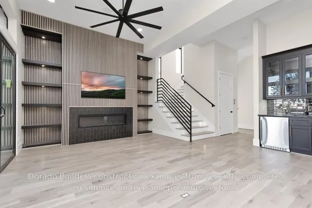 a front view of a building with garden