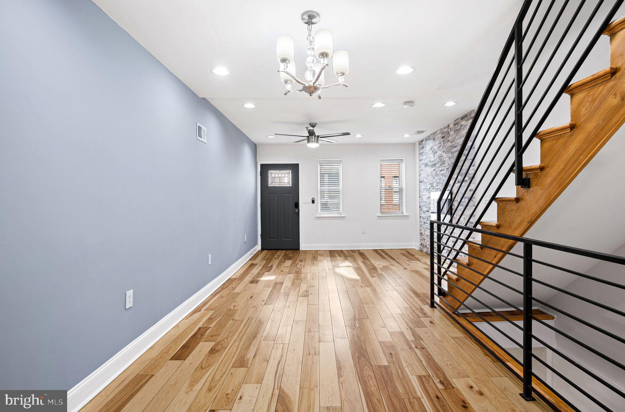 640 Emily Street Philadelphia, PA 19148 - Photo 2 of 15 a view of entryway and hall with wooden floor