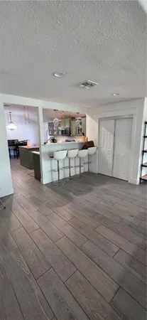 a view of kitchen and sink