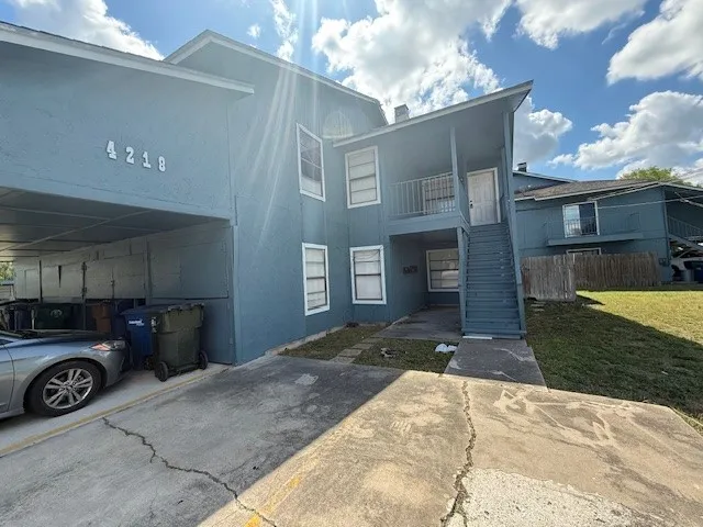 a view of a car garage