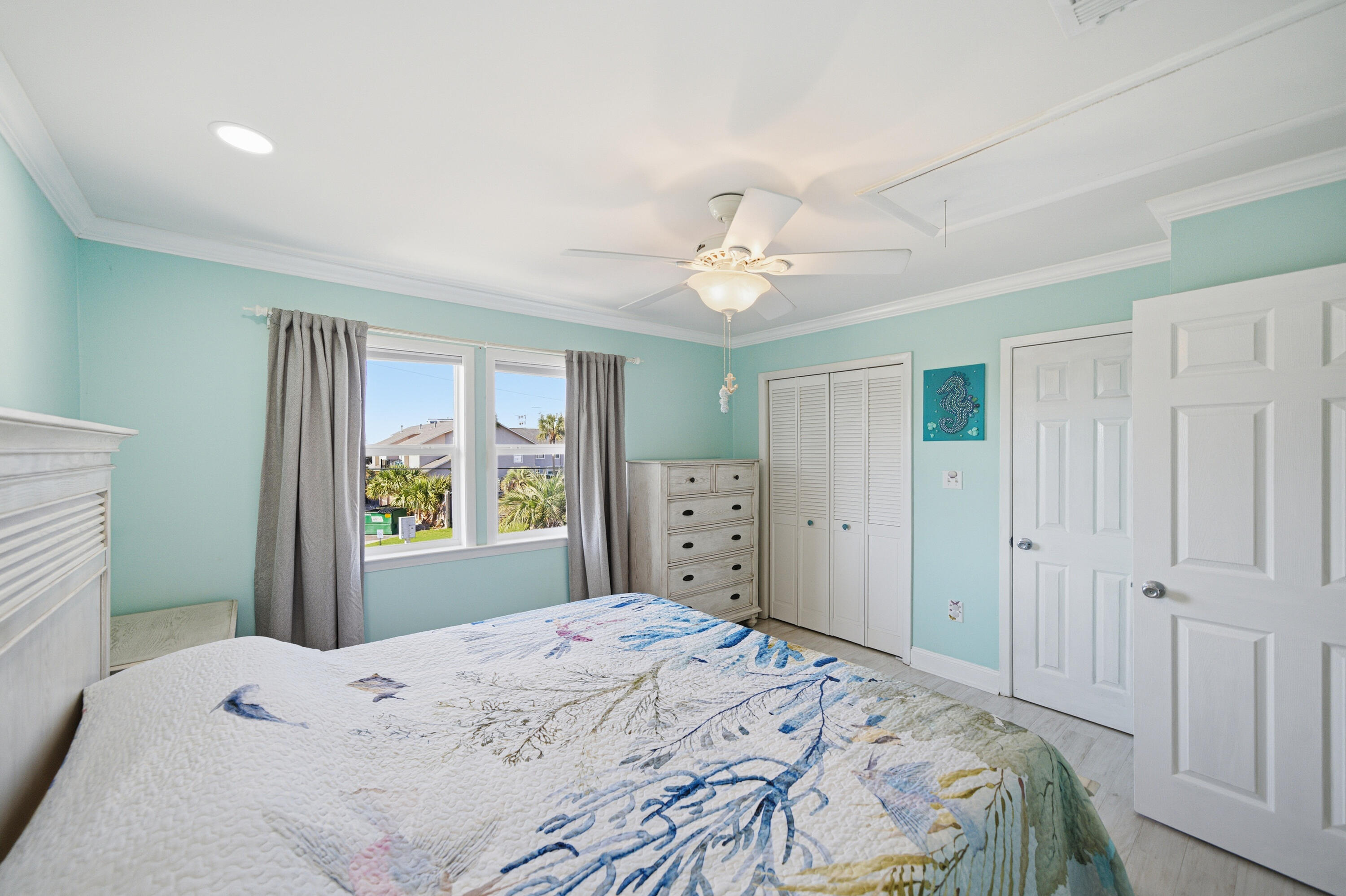 125 Durango Road Destin, FL 32541 - Photo 50 of 63 a bedroom with a bed dresser and a window
