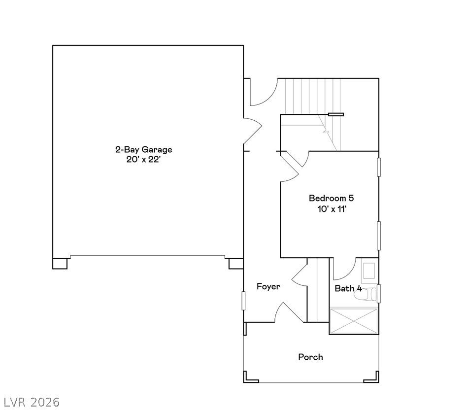 171 Colony Square Way Henderson, NV 89015 - Photo 4 of 4 A well-designed floor plan details a convenient 2-bay garage and a welcoming foyer.