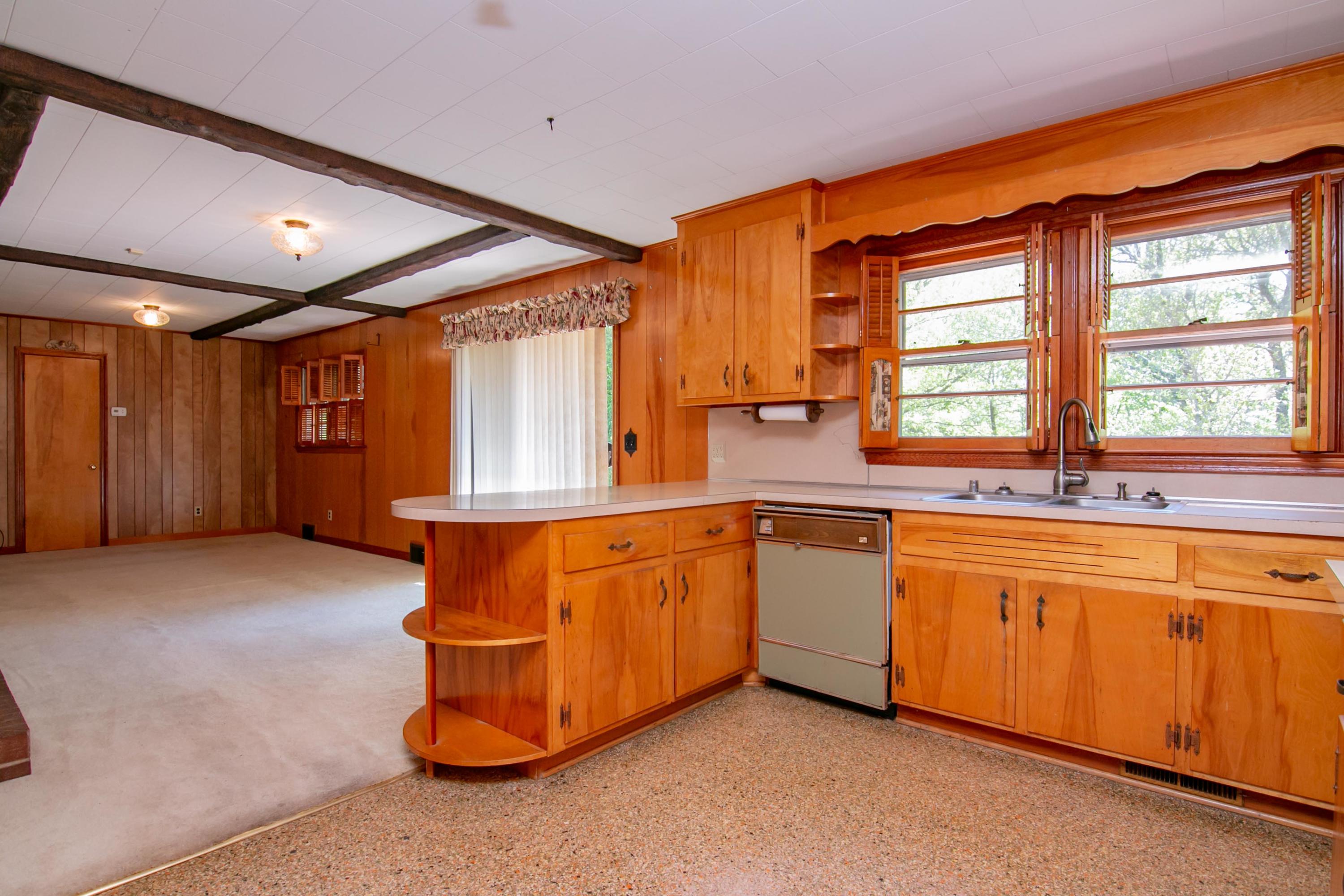 3256 Sago Road Callands, VA 24530 - Photo 13 of 59 a large kitchen with a large window