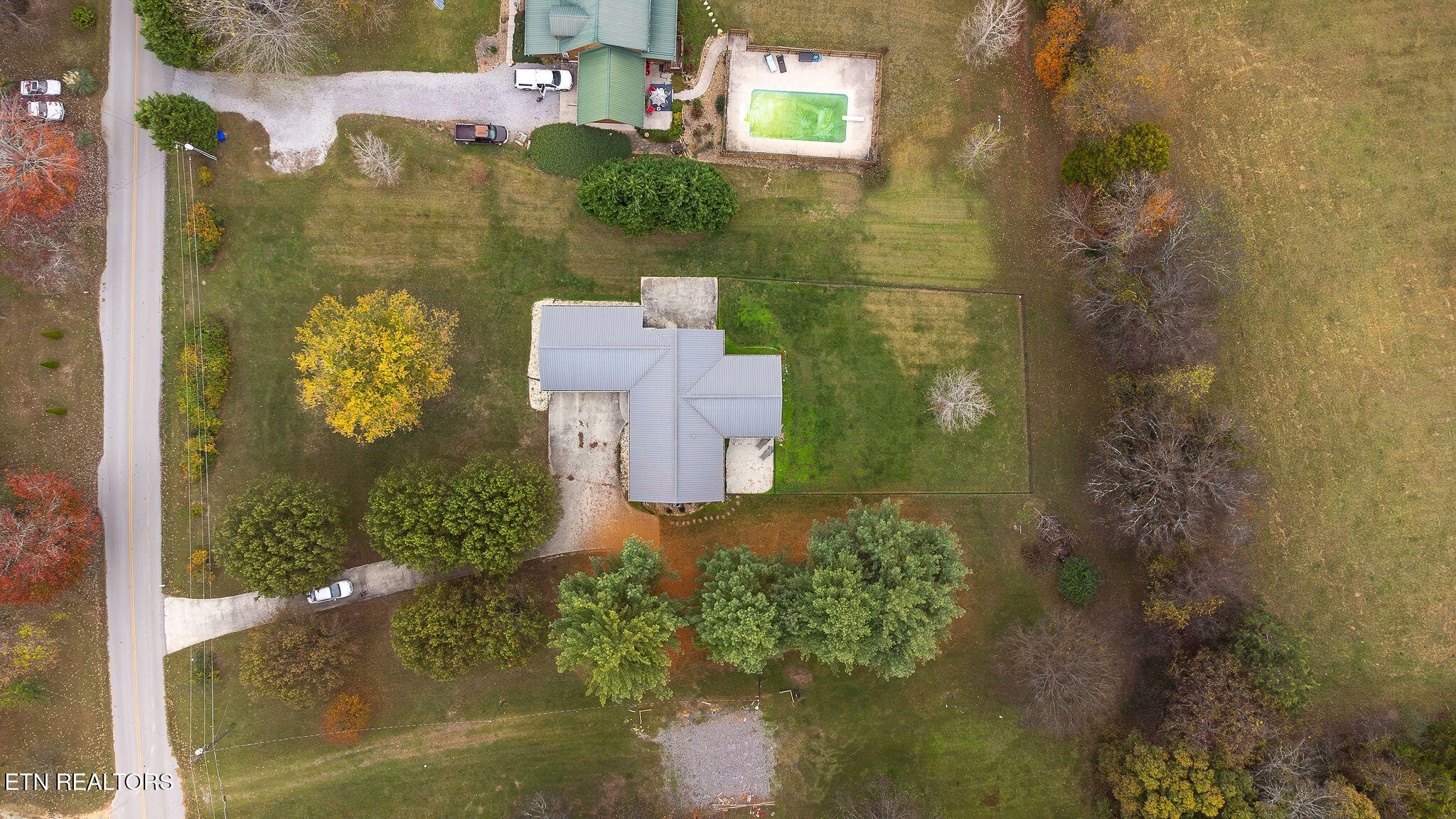 6251 Grimes Road Loudon, TN 37774 - Photo 36 of 43 an aerial view of residential house with outdoor space