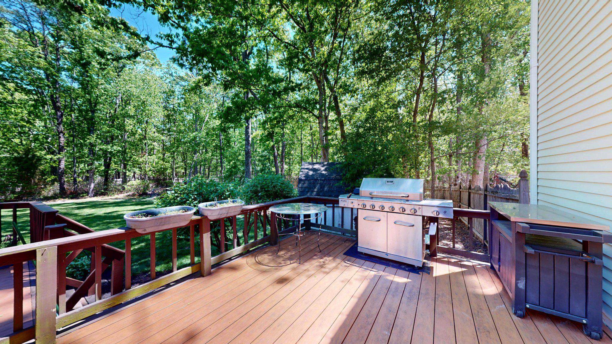 3 Colonial Court Medford, NJ 08055 - Photo 71 of 89 Serene deck with grilling oasis.