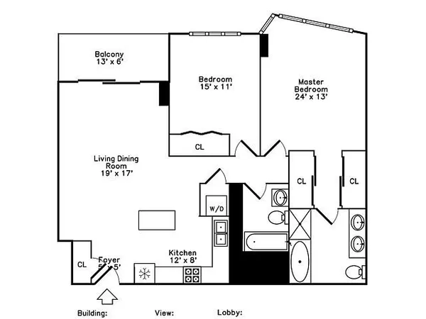 $2,900 | 1134 West Granville Avenue, Unit 1117, Chicago, IL 60660