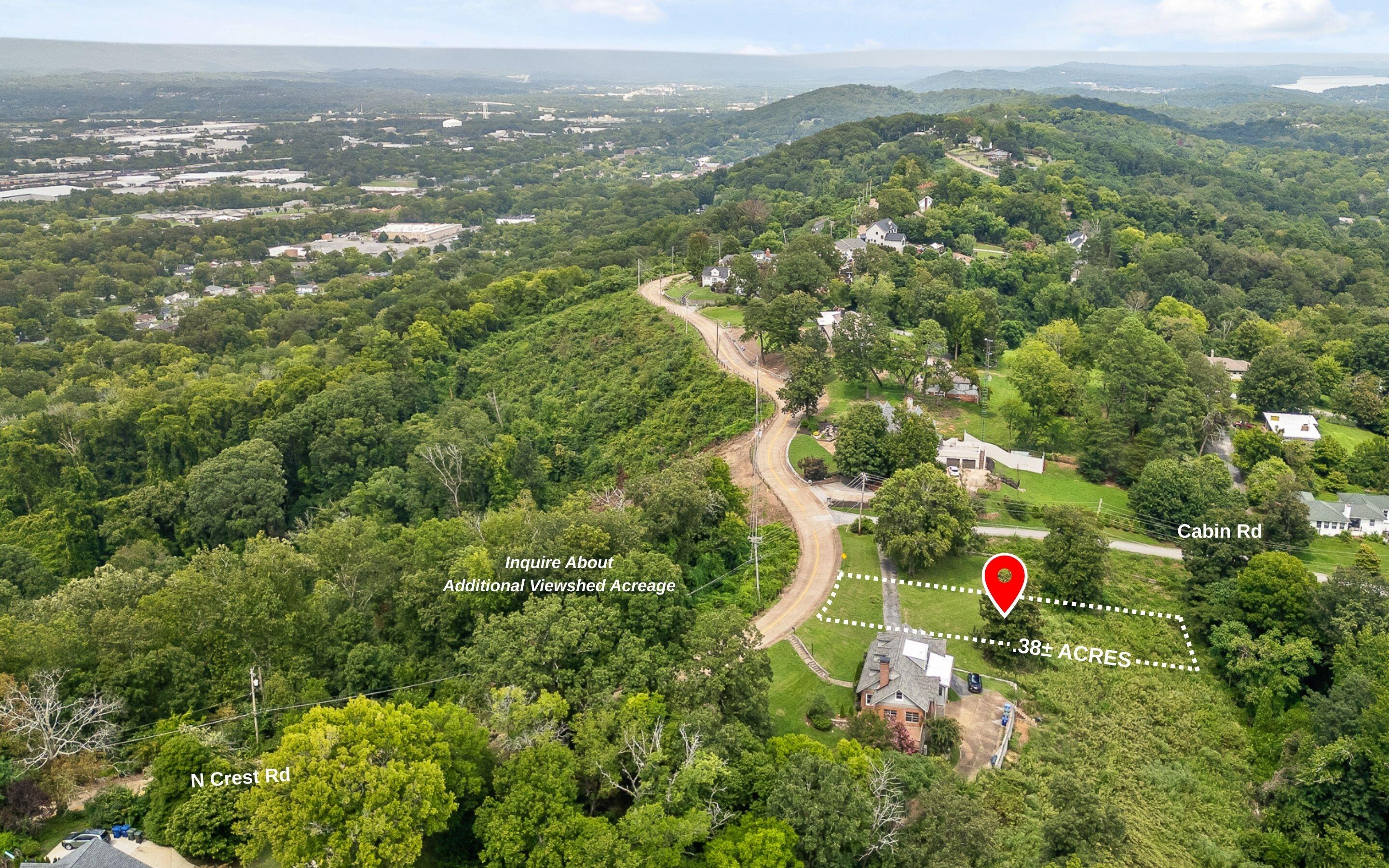 258 North Crest Road Chattanooga, TN 37404 - Photo 4 of 20 Aerial