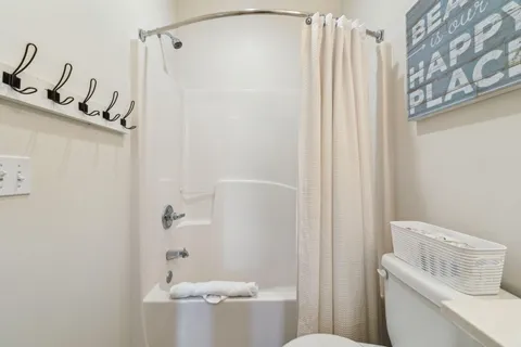 a view of balcony with furniture