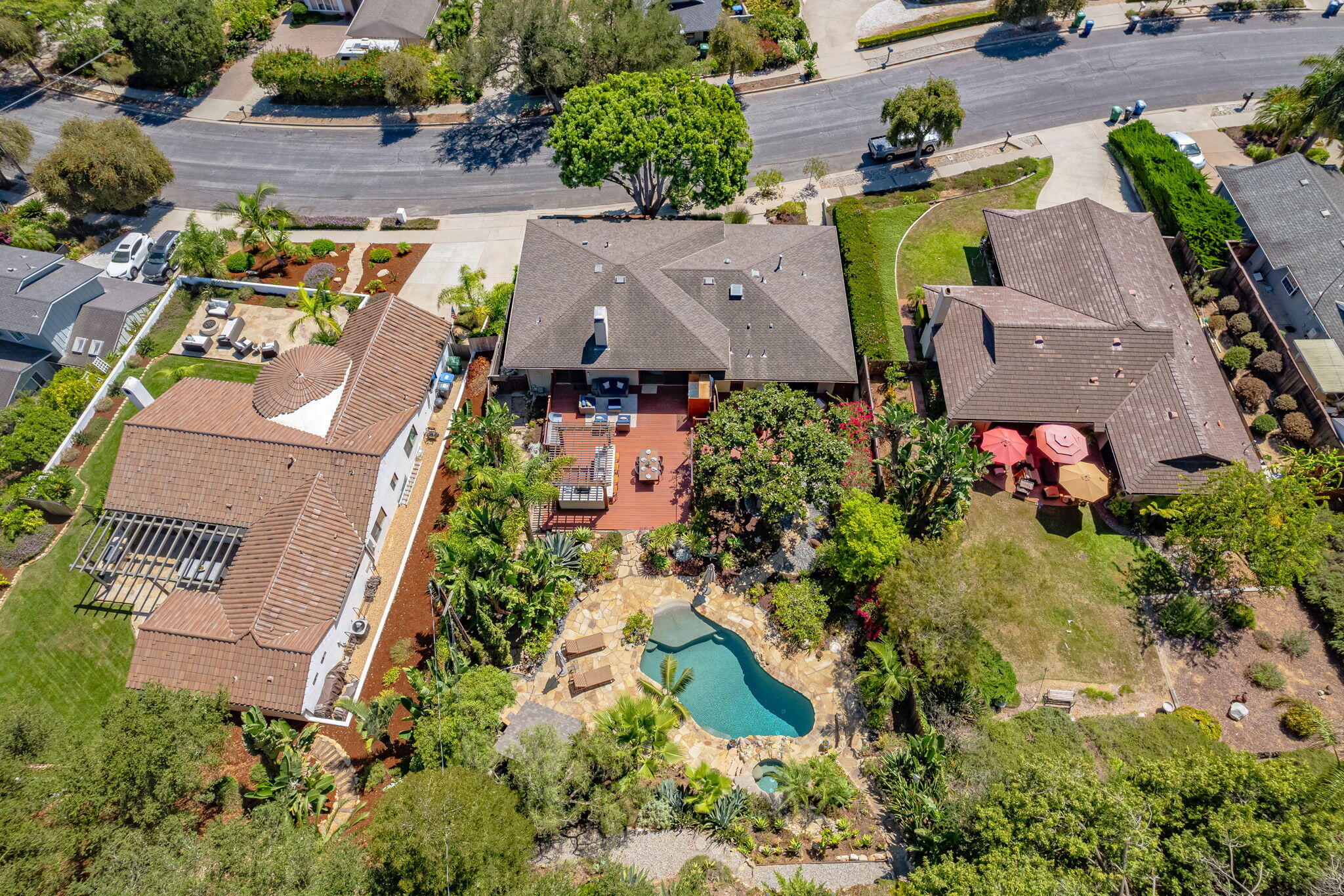 1428 Manitou Road Santa Barbara, CA 93105 - Photo 2 of 59 Backyard Aerial