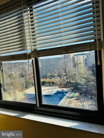 a view of an outdoor space with seating