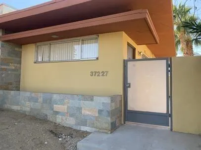 a view of front door
