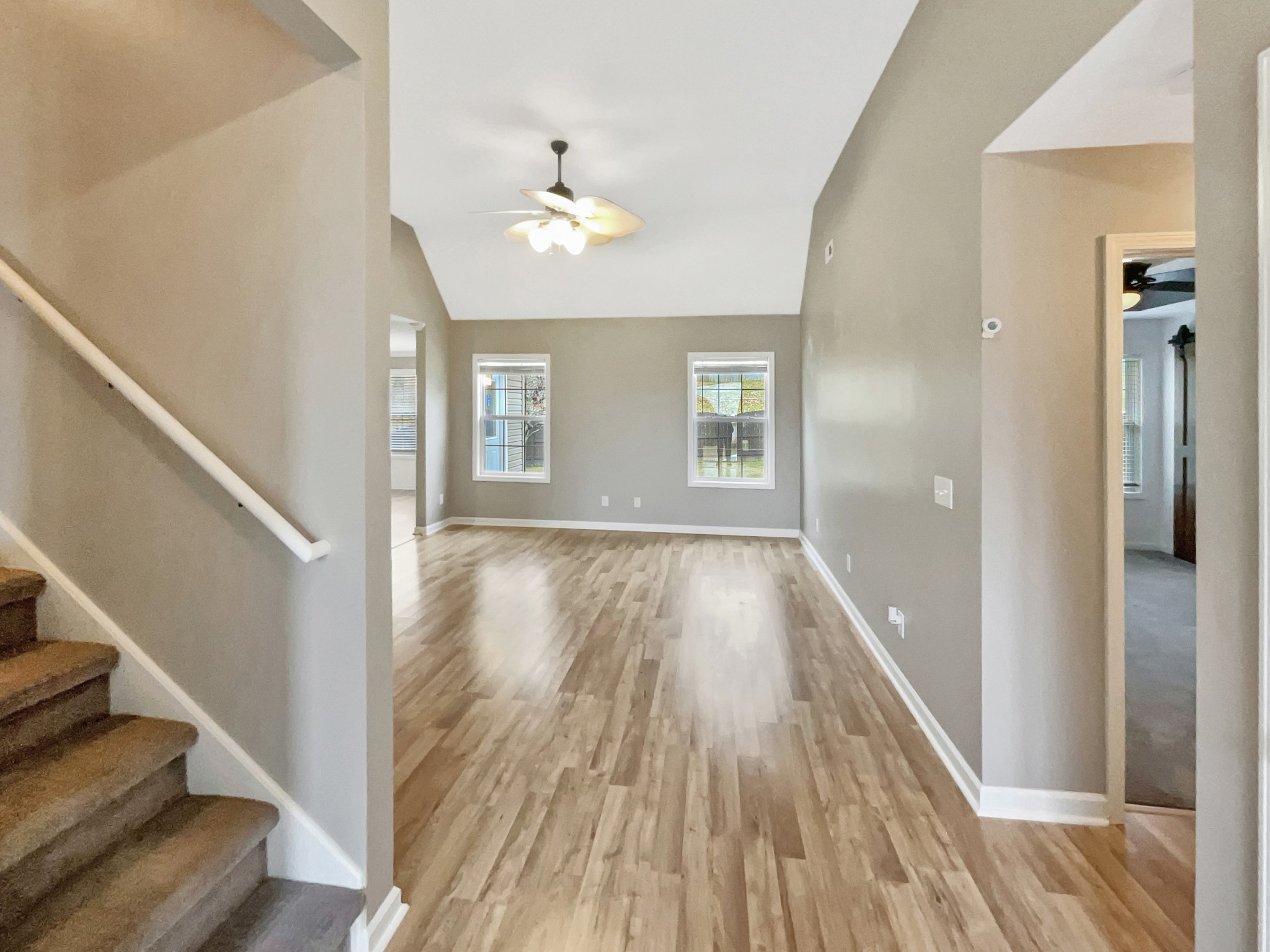 4022 Kristen Street Spring Hill, TN 37174 - Photo 6 of 23 a view of an entryway with wooden floor and staircase