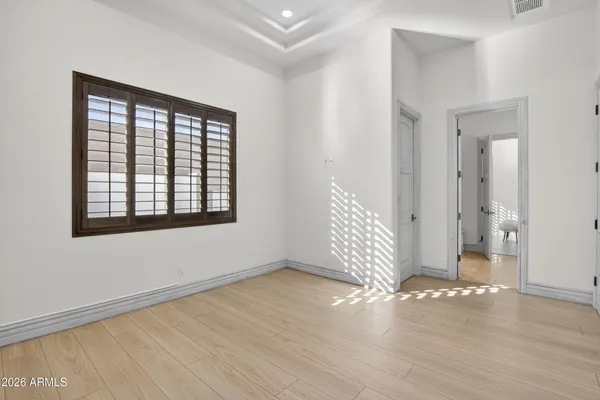 wooden floor in an empty room
