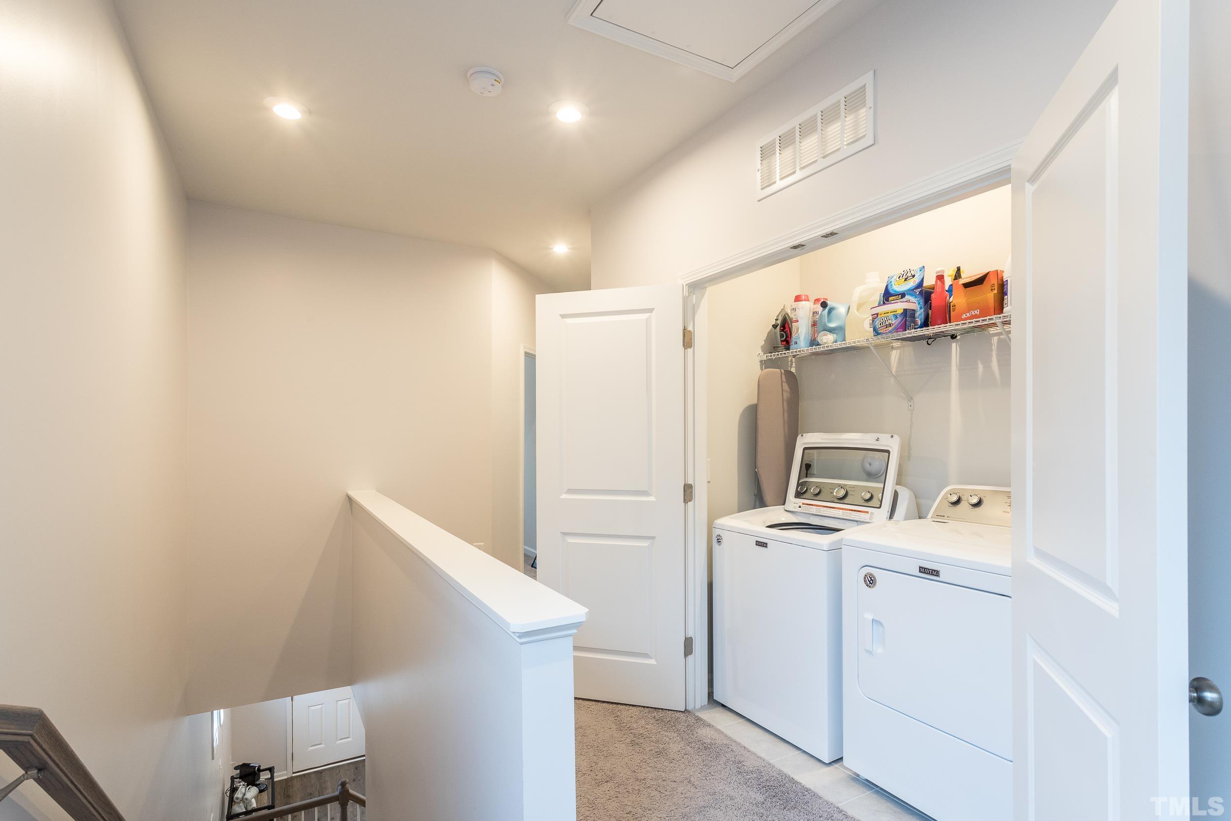 3700 Buffaloe Road Raleigh, NC 27604 - Photo 22 of 30 a utility room with dryer and washer