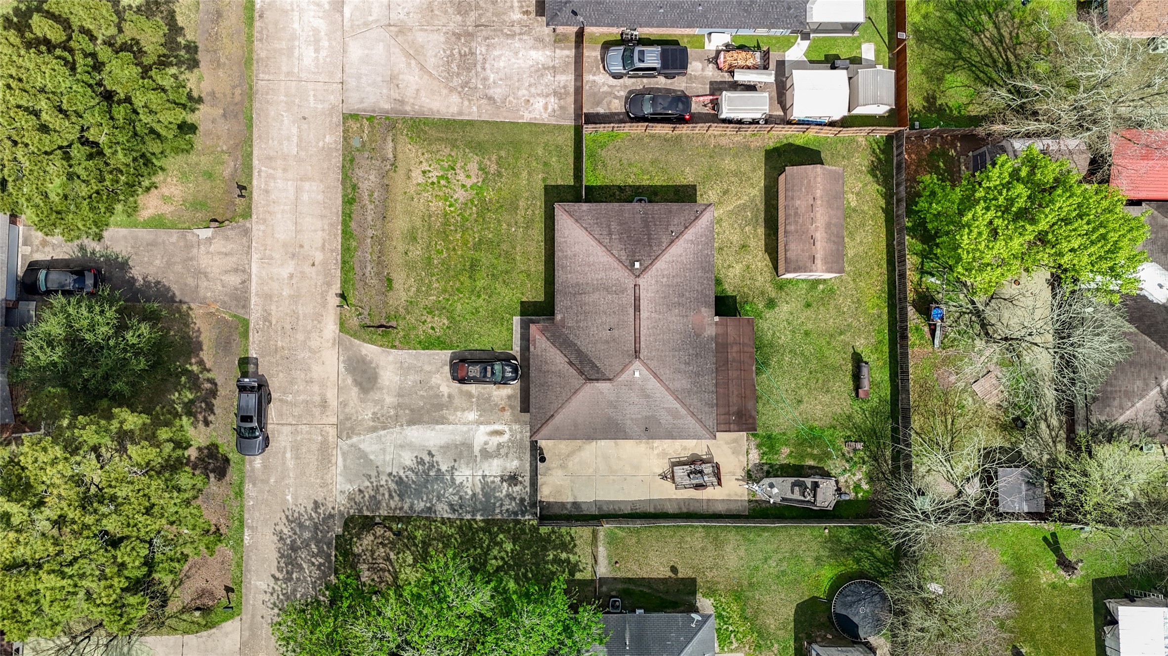 8610 Bluebonnet Street Highlands, TX 77562 - Photo 44 of 45 an aerial view of a house with outdoor space