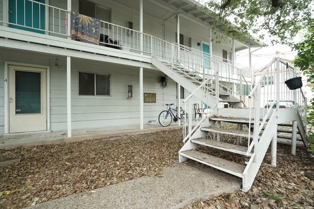 a front view of a house with windows