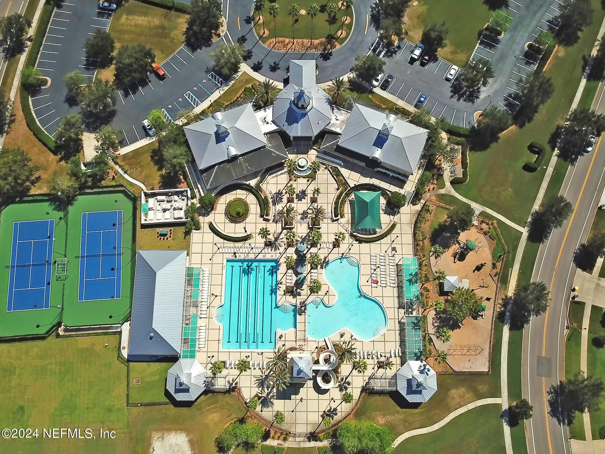 14498 Falling Waters Drive Jacksonville, FL 32258 - Photo 53 of 54 an aerial view of a highlighted house