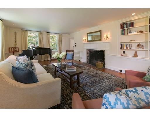 397 River Road Carlisle, MA 01741 - Photo 9 of 30 a living room with furniture window and a fireplace