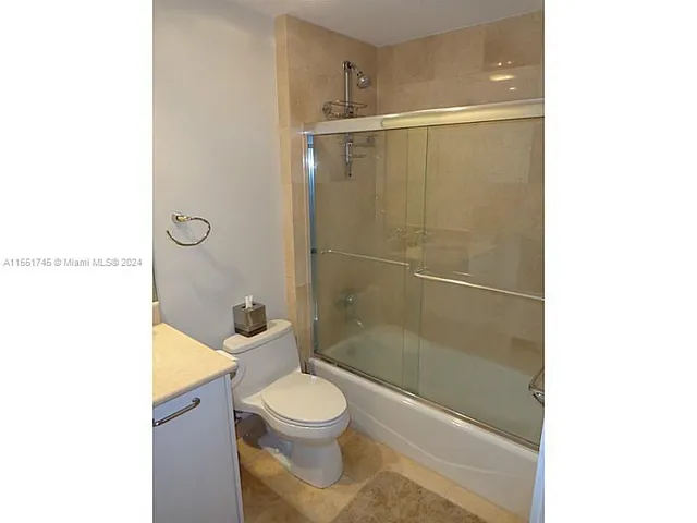 a bath tub sitting in a bathroom