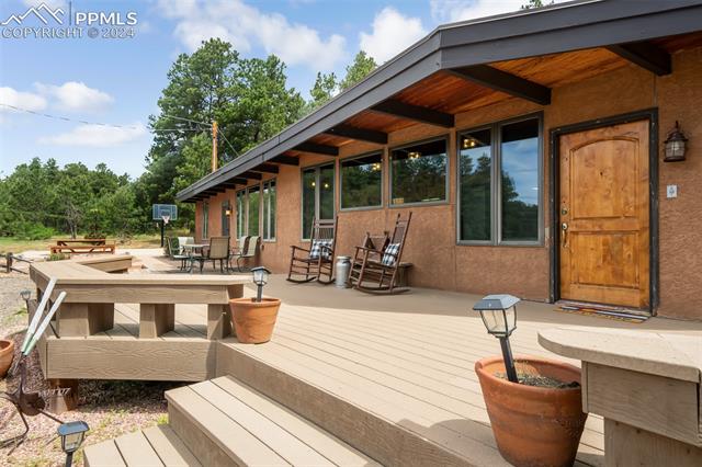 16325 Roller Coaster Road Colorado Springs, CO 80921 - Photo 35 of 41 Huge Composite Deck