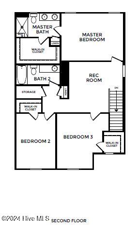 112 Ginters Park Road Supply, NC 28462 - Photo 10 of 10 Fieldstone Floorplan 2nd story