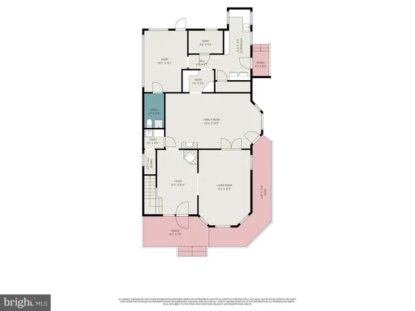 a view of an empty room with wooden floor a fireplace and a window