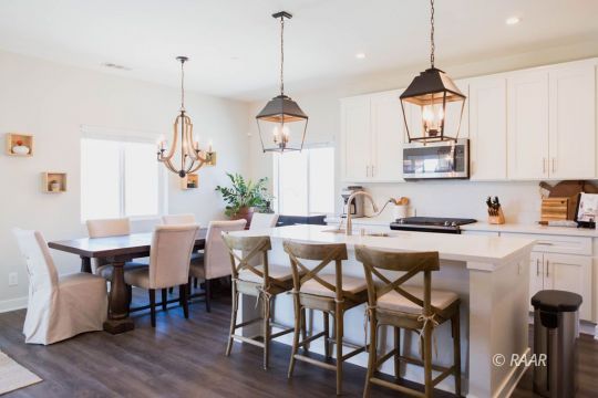 419 Abigail Street Ridgecrest, CA 93555 - Photo 12 of 34 a dining room with furniture and wooden floor
