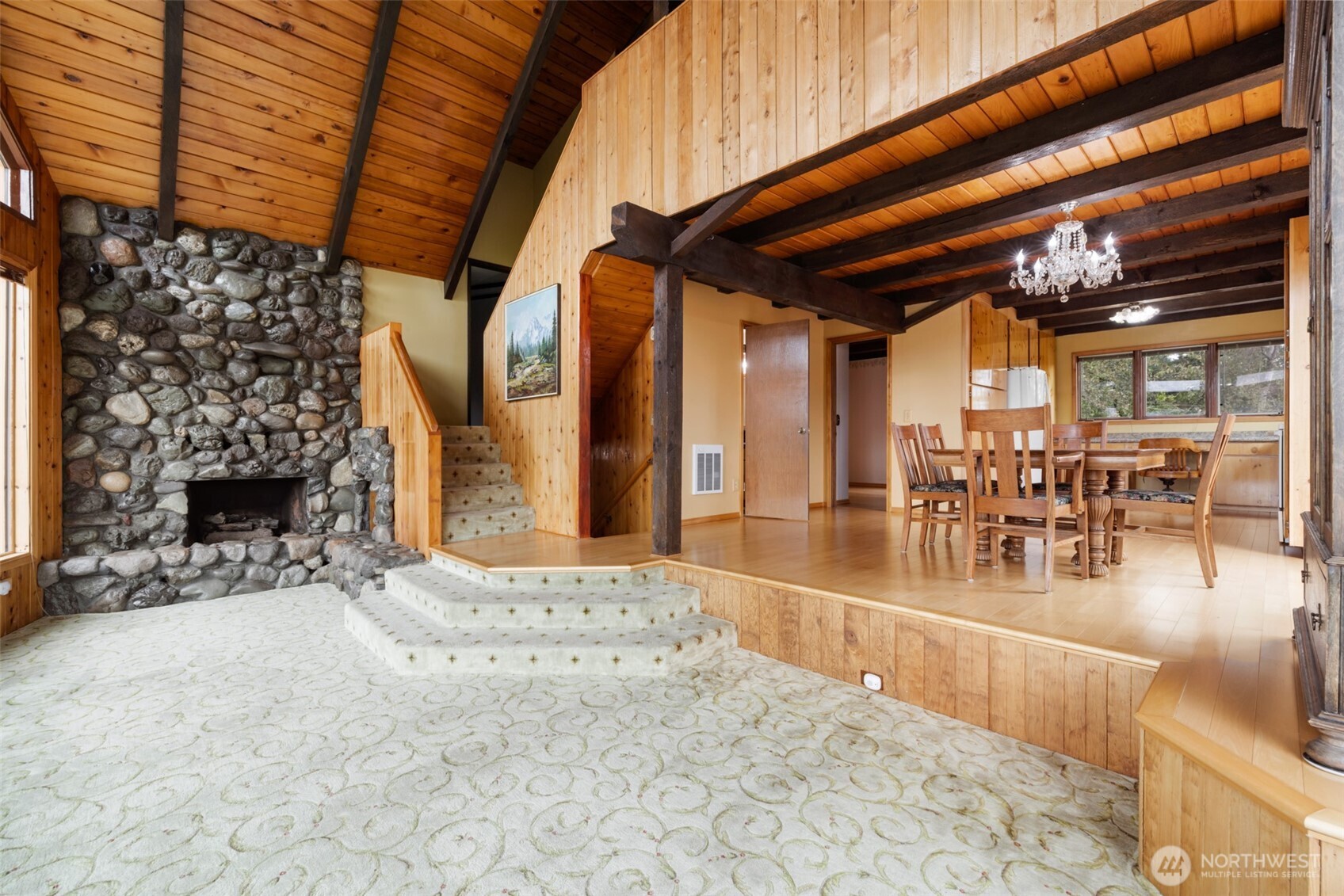 453 Stampede Drive Sequim, WA 98382 - Photo 8 of 36 a view of livingroom with furniture and fireplace