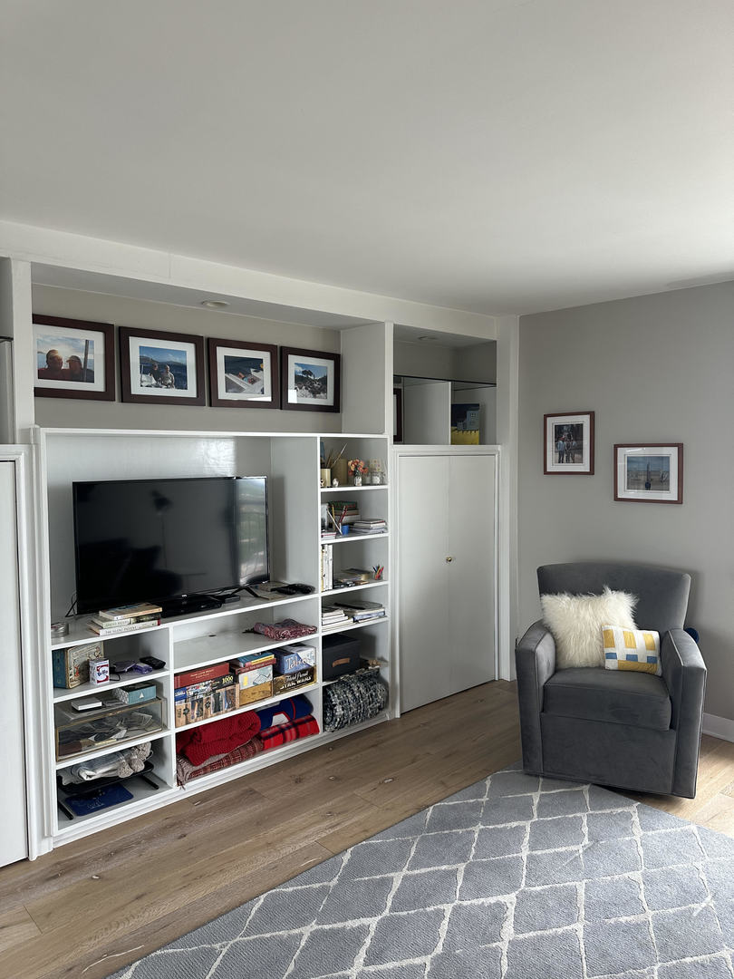 6007 North Sheridan Road, Unit 31A Chicago, IL 60660 - Photo 10 of 19 a living room with furniture and a flat screen tv