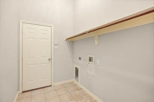 a view of an empty room