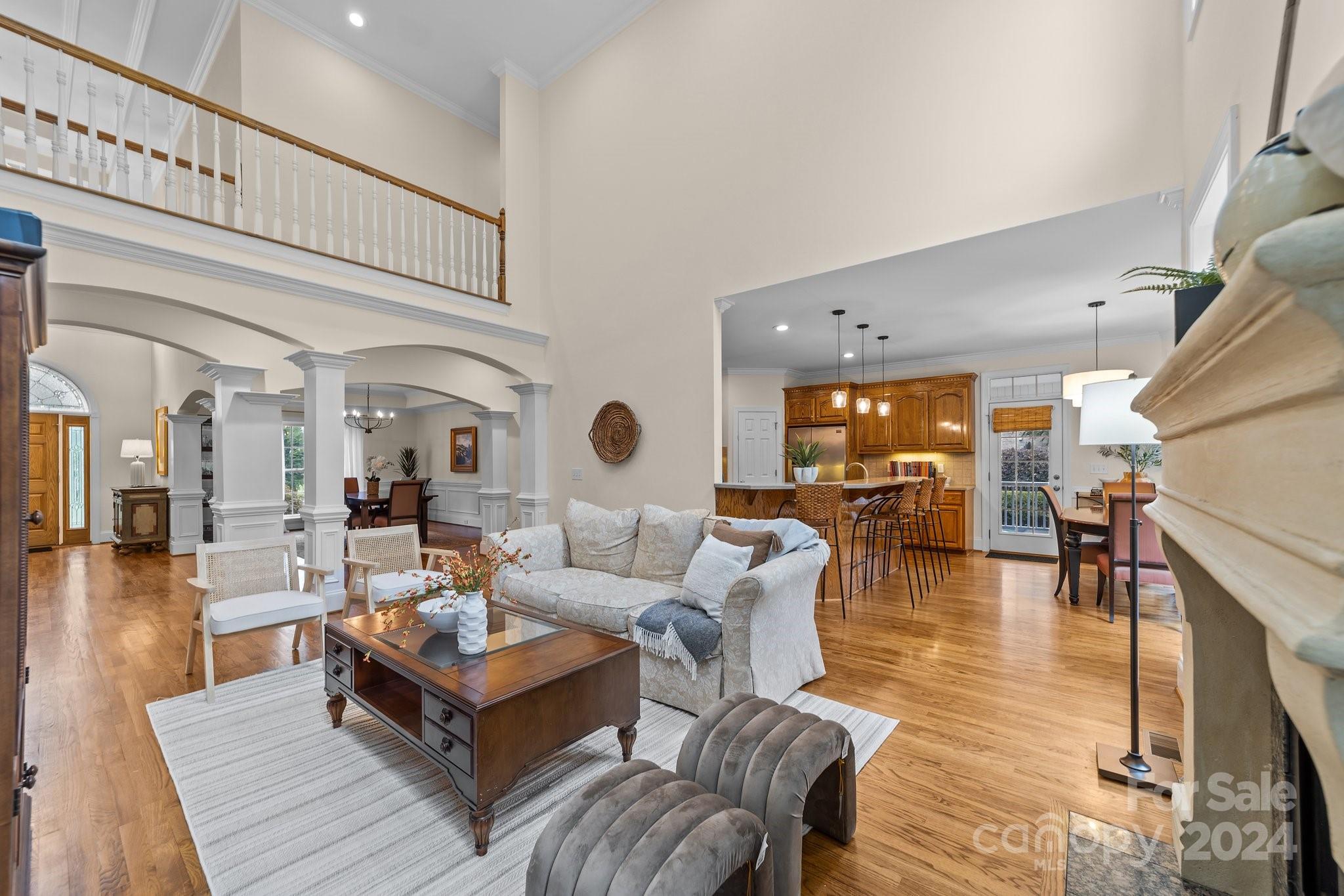 6370 Chamar Circle Kannapolis, NC 28081 - Photo 11 of 48 a living room with furniture and wooden floor