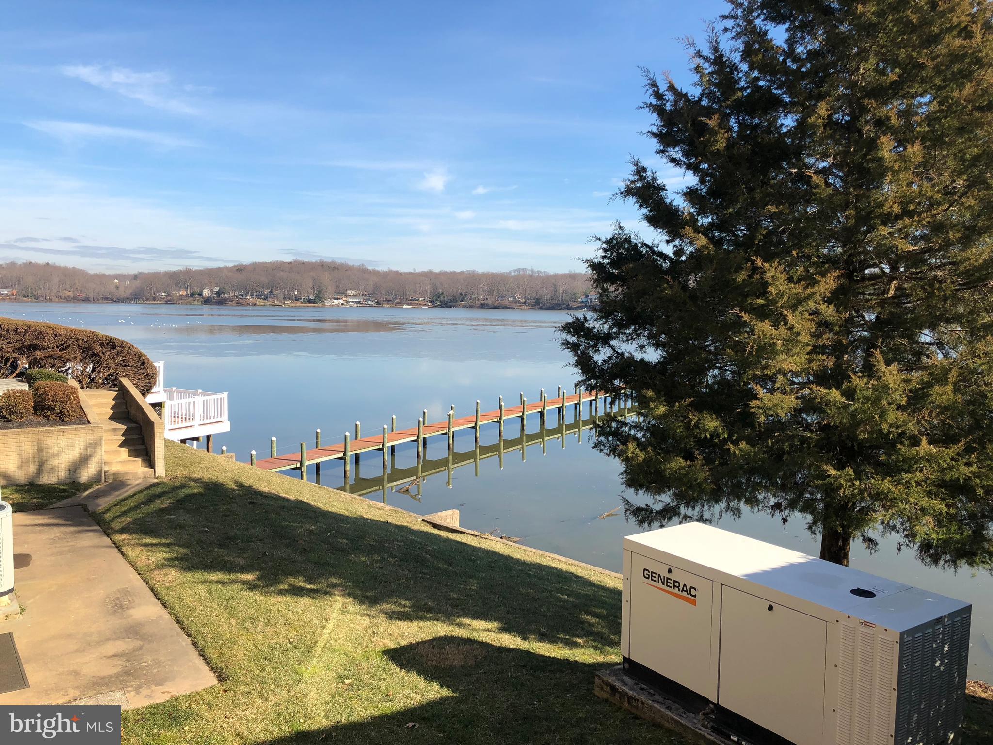 3100 Hemlock Point Court Triangle, VA 22172 - Photo 5 of 71 From garage overlooking 70kw generator and dock