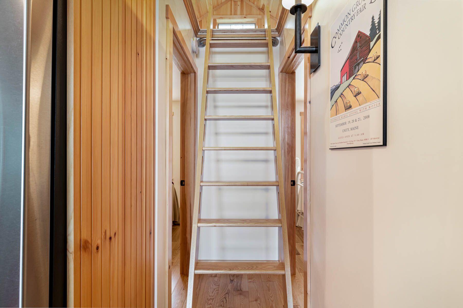 231 Spruce Lane Unity, ME 04988 - Photo 30 of 51 loft stairs