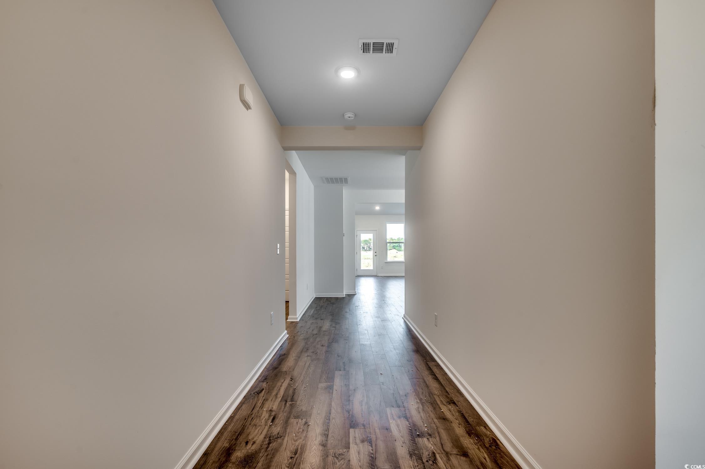 4004 Braid Court Myrtle Beach, SC 29588 - Photo 2 of 24 Hall featuring dark wood-style floors and recessed lighting