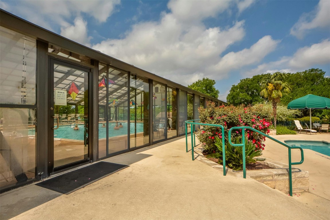 112 Anemone Way Georgetown, TX 78633 - Photo 38 of 40 a view of a porch with furniture and backyard