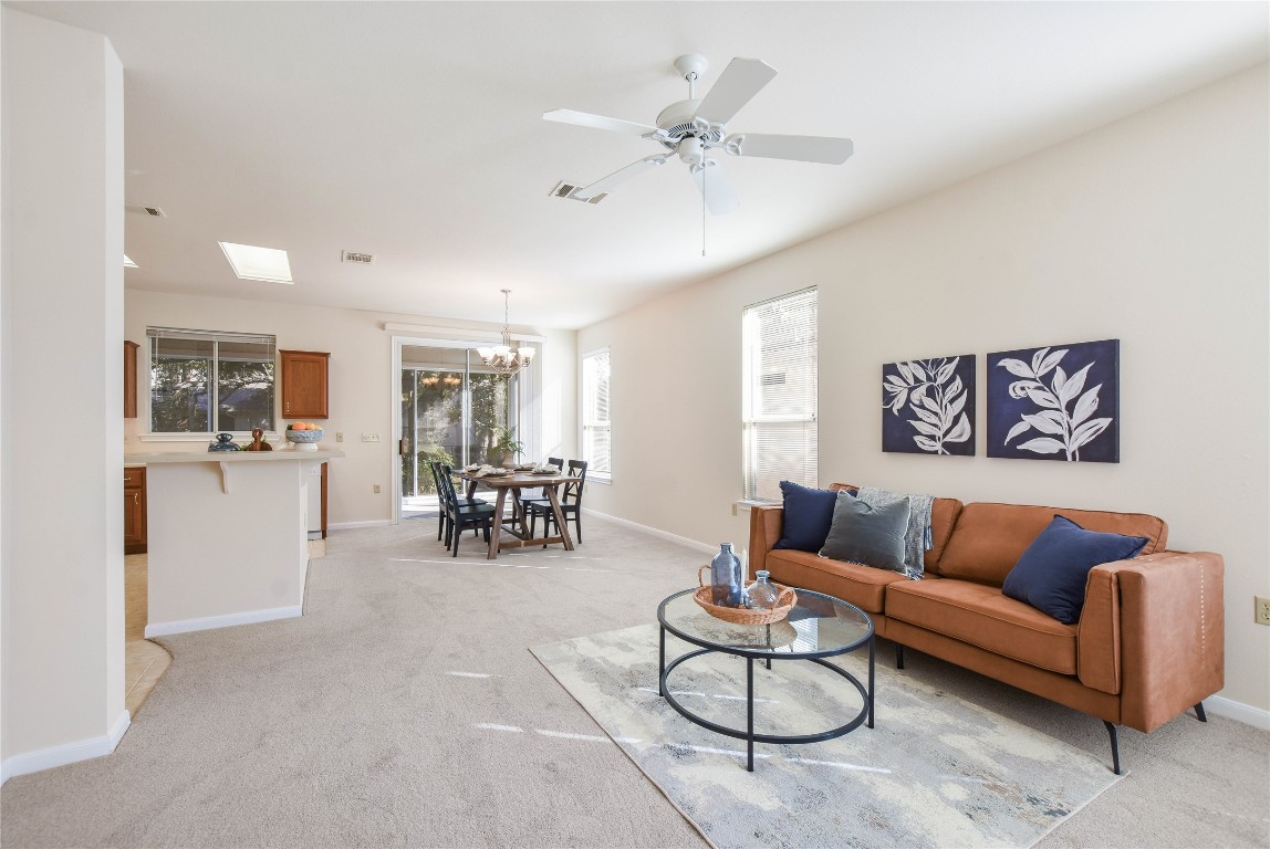 112 Anemone Way Georgetown, TX 78633 - Photo 10 of 40 a living room with furniture and white walls