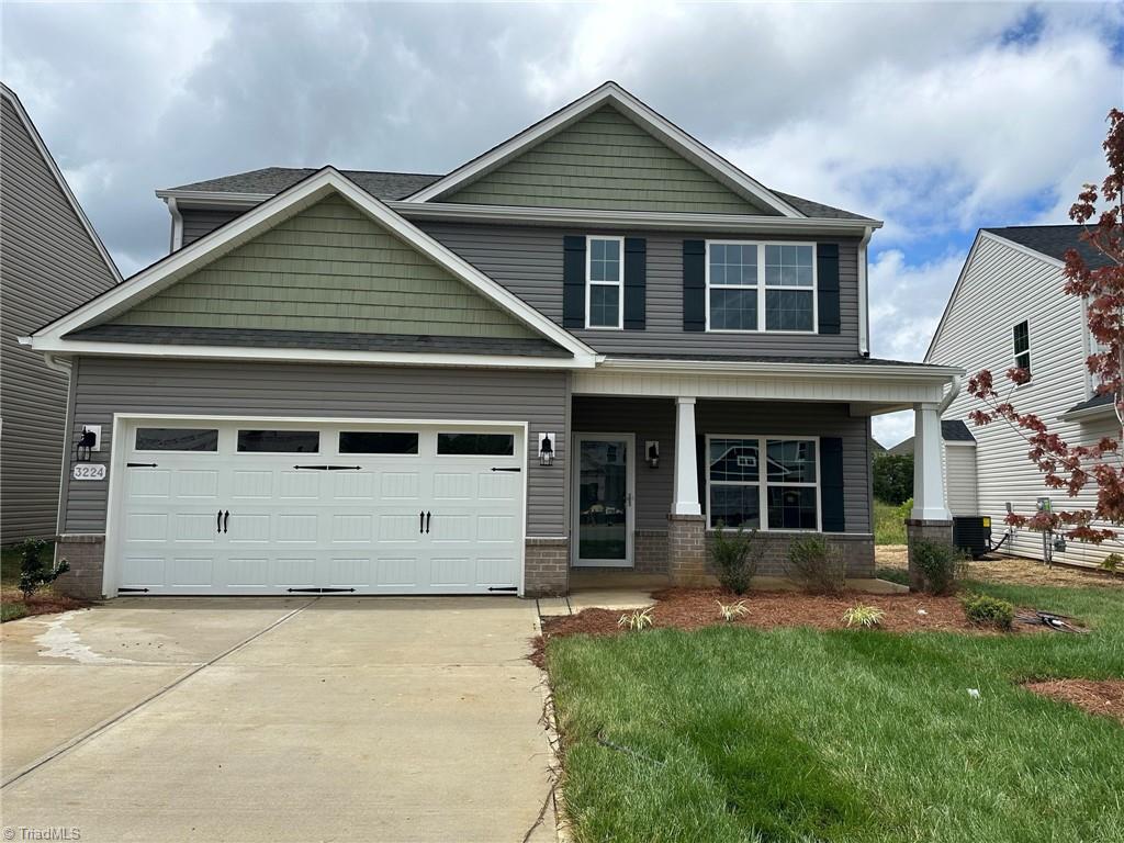 3224 Alyssa Way High Point, NC 27265 - Photo 1 of 27 Brick wainscot