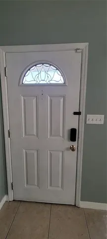 a view of wooden floor and utility