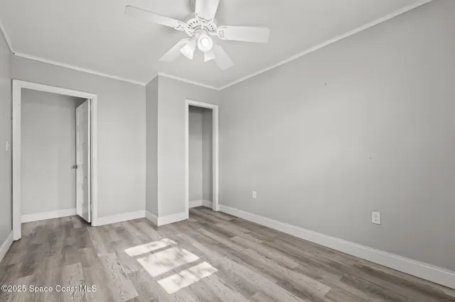 wooden floor in an empty room