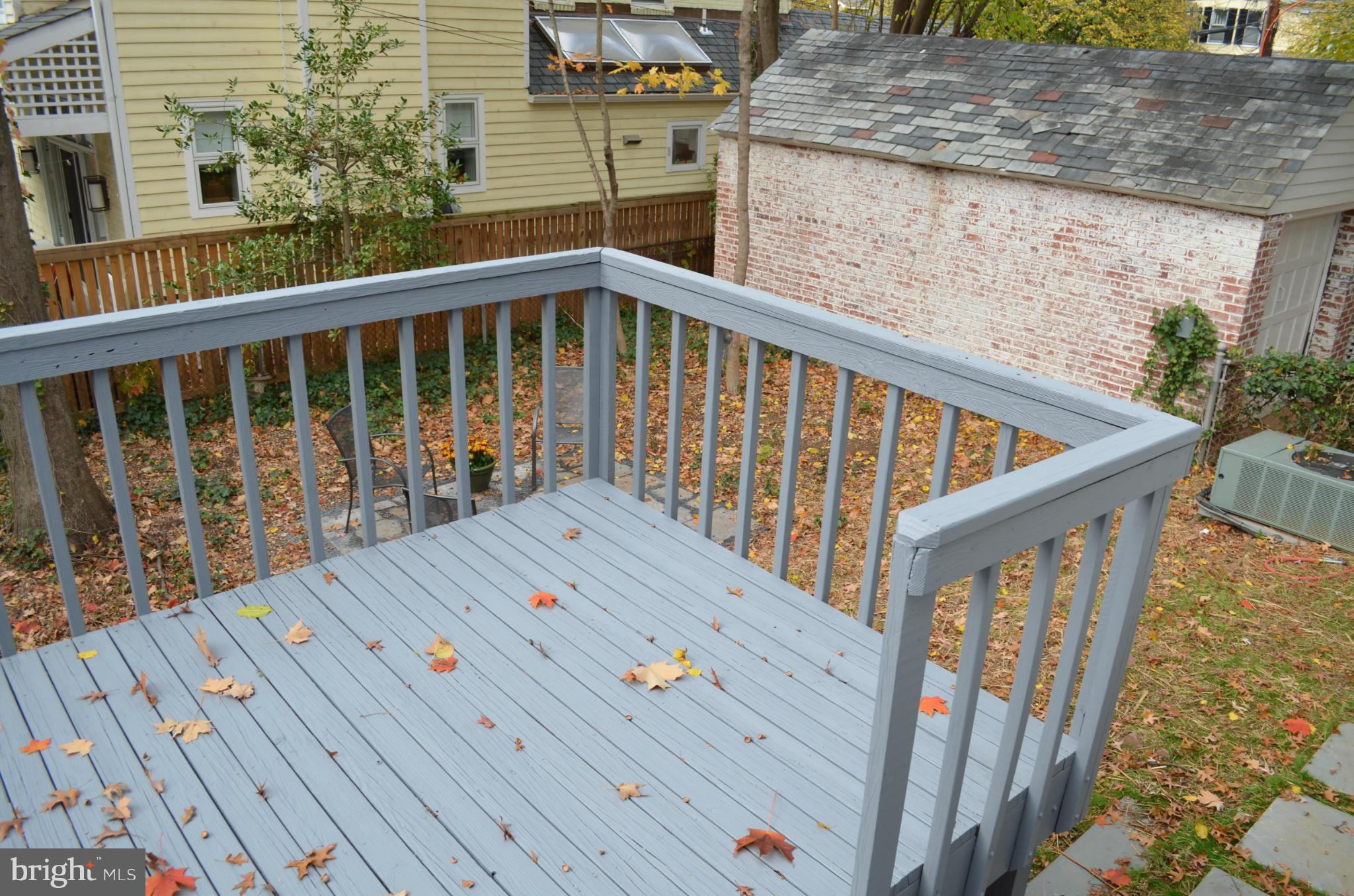 3134 38th Street Northwest Washington, DC 20016 - Photo 27 of 30 a view of a balcony with wooden floor