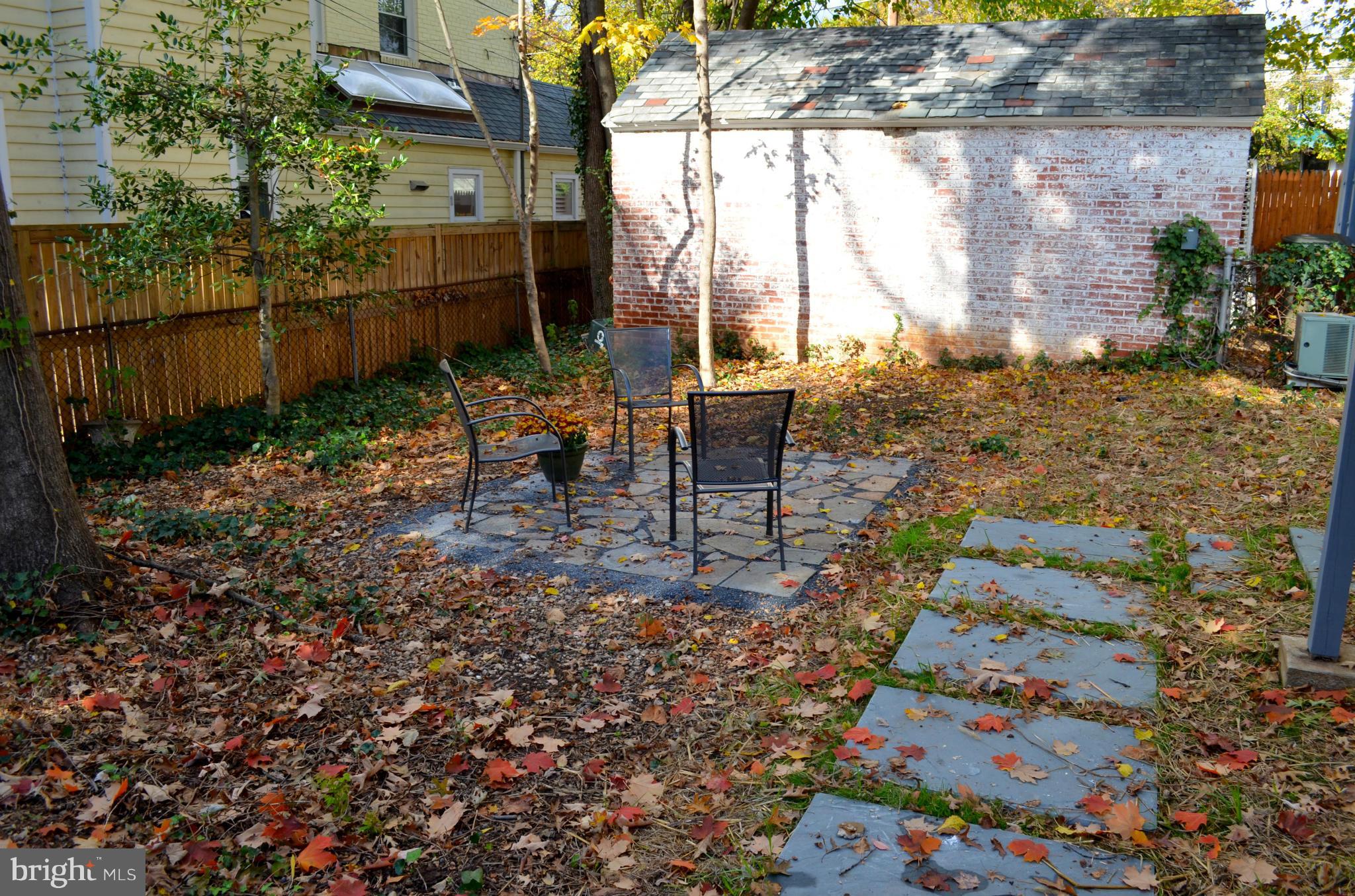 3134 38th Street Northwest Washington, DC 20016 - Photo 29 of 30 a view of a backyard with sitting area