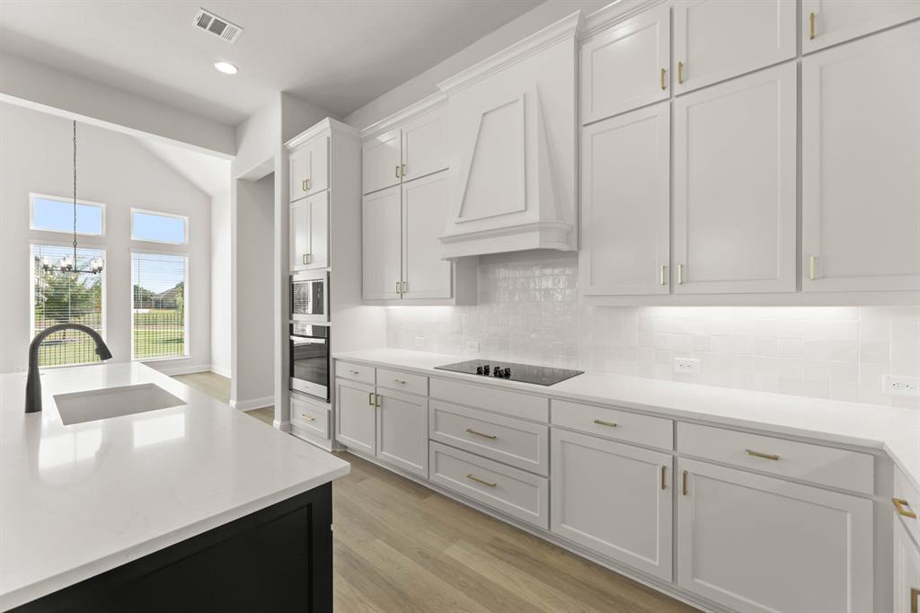 5210 Rowlan Row Midlothian, TX 76065 - Photo 18 of 40 a kitchen with white cabinets and sink