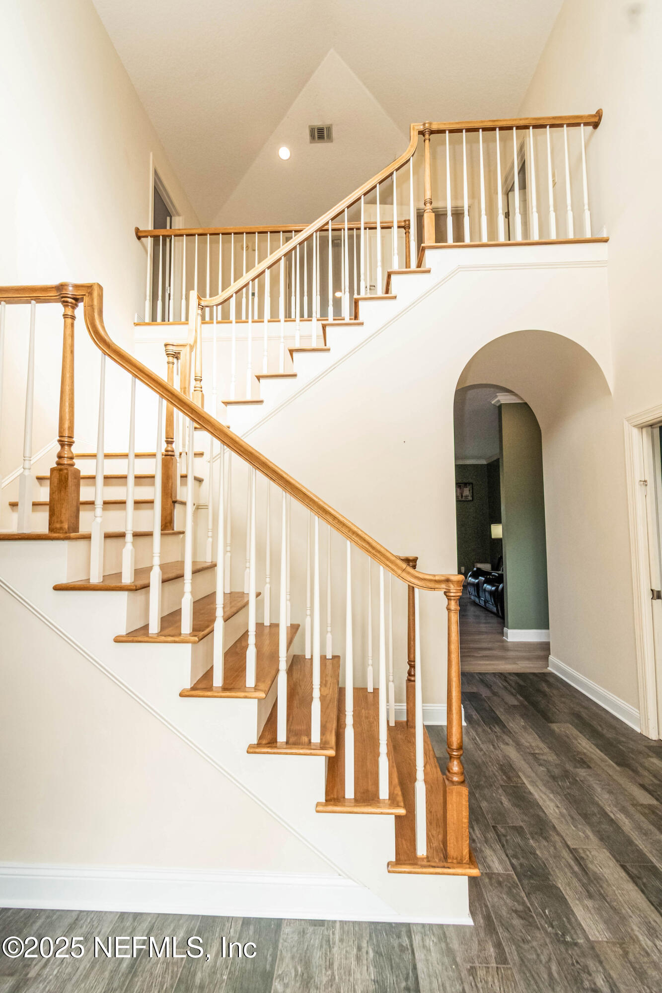 8219 Mud Lake Road Macclenny, FL 32063 - Photo 13 of 105 a view of staircase with railing and a rug