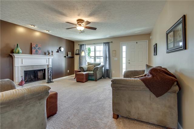 1898 Portway Road Spring Hill, TN 37174 - Photo 5 of 20 Living room with fireplace
