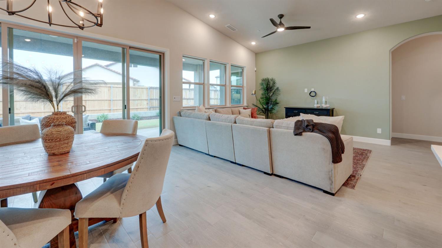 935 Talus Way Madera, CA 93636 - Photo 13 of 34 a view of a dining room with furniture window and outside view