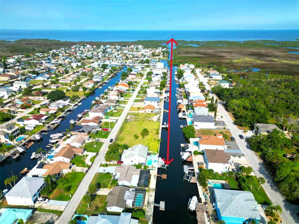 a view of city and ocean