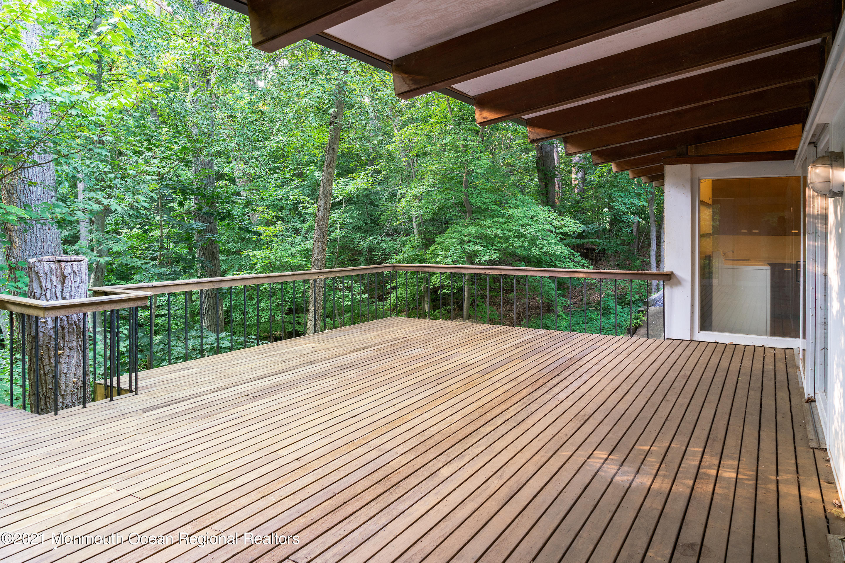277 Mc Clees Road Red Bank, NJ 07701 - Photo 23 of 53 a view of a wooden deck